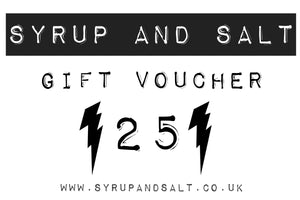 Syrup and SALT Gift Voucher (Choose Amount)