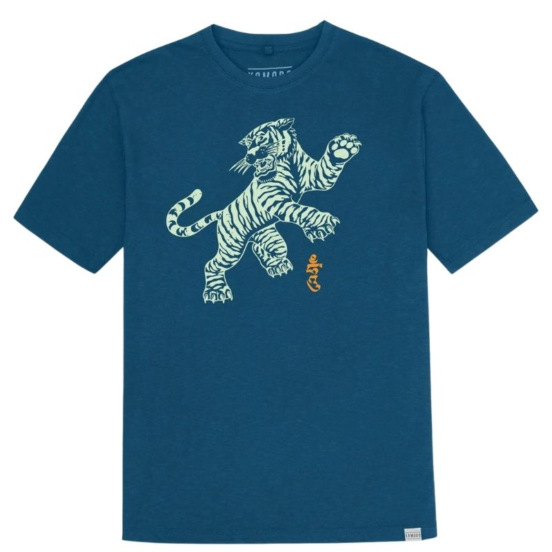 Tiger Pounce T-Shirt by Komodo (Blue)