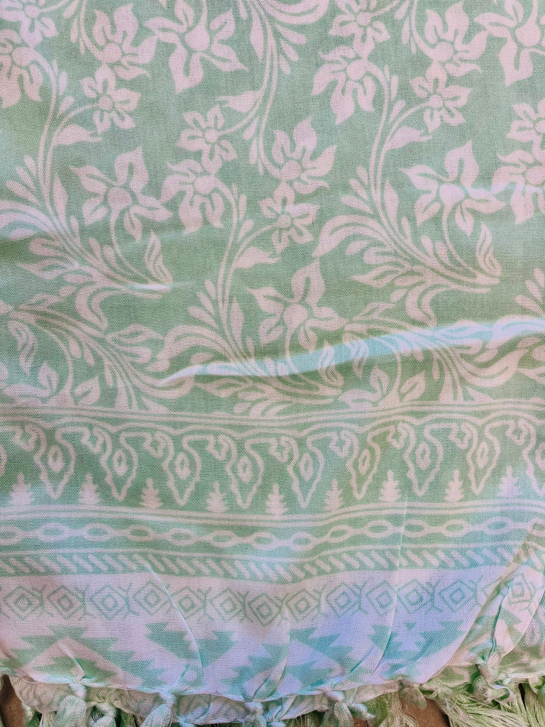 Mint green sarong